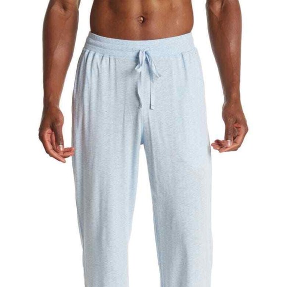 DANIEL BUCHLER Large SKY BLUE Heathered Drawstring Lounge Pants - Picture 1 of 6